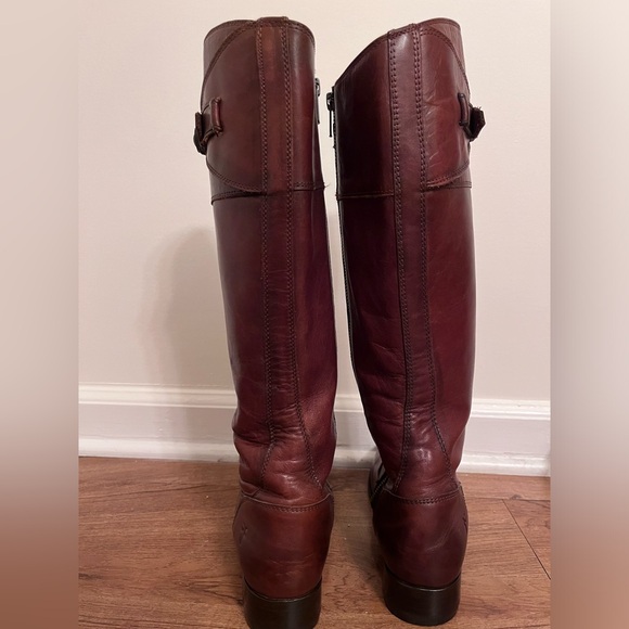 Frye Molly Button Tall Riding Boots - Picture 3 of 5